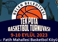 Belen Belediyesi Tek Pota Basketbol Turnuvası Başlıyor