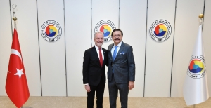 Başkan Yılmaz’dan TOBB Başkanı Rifat Hisarcıklıoğlu’na Tebrik